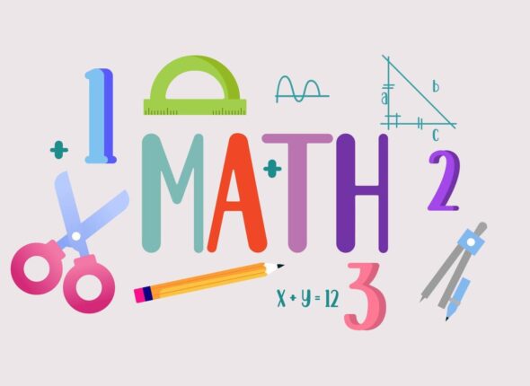 cartoon-maths-elements-background-education-logo-vector
